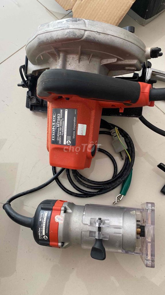 Máy cắt Maktec MT583 và máy phay MT370. Mua bán Đồ chuyên dụng, Giống nuôi trồng tại Thành phố Nha Trang Khánh Hòa được đăng bởi Nguyễn Đức Hiếu hình 1