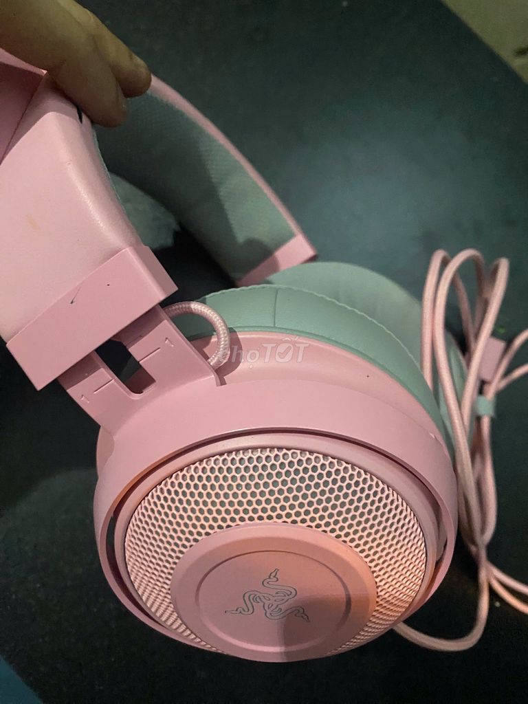 Tai nghe Razer Kraken Kitty Edition Quartz Pink . Mua bán Tivi, Âm thanh tại Quận Bắc Từ Liêm Hà Nội được đăng bởi Đức Đỗ hình 1