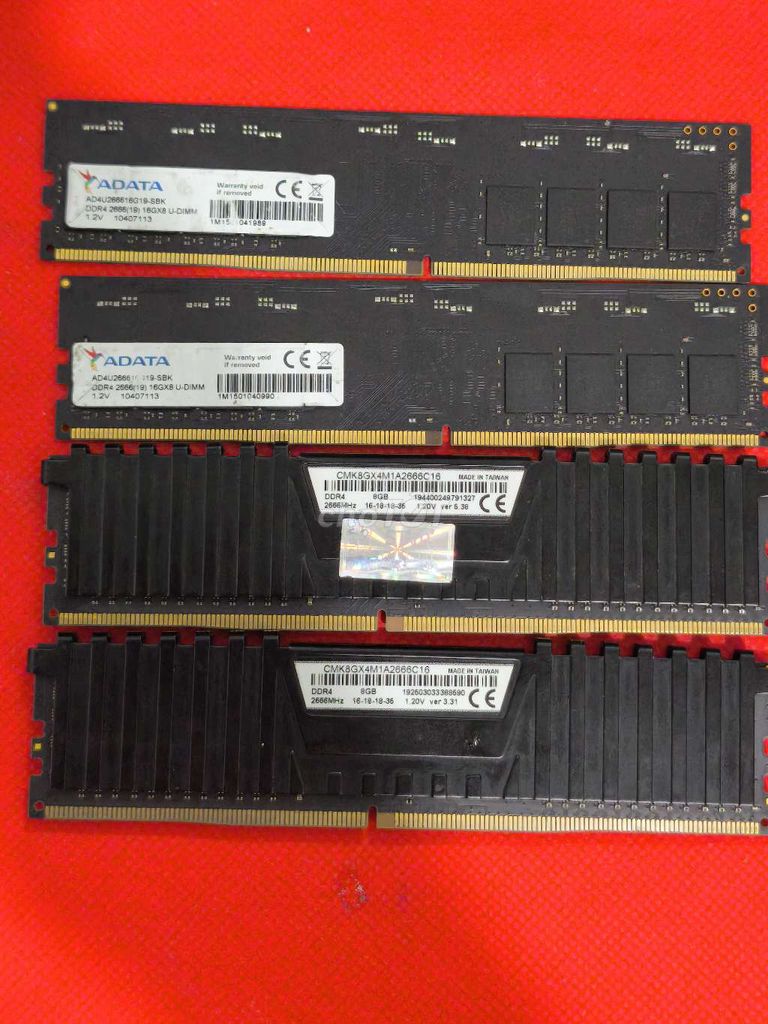RAM DDR4 16GB và 8gb. Mua bán Linh kiện (RAM, Card...) tại Huyện Long Hồ Vĩnh Long được đăng bởi Đồ cũ thanh lý hình 1
