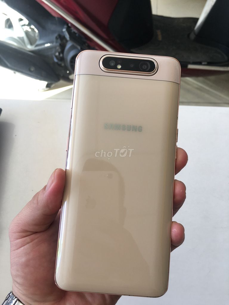 0976294989 - Sam sung Galaxy A80 128GB vàng hồng