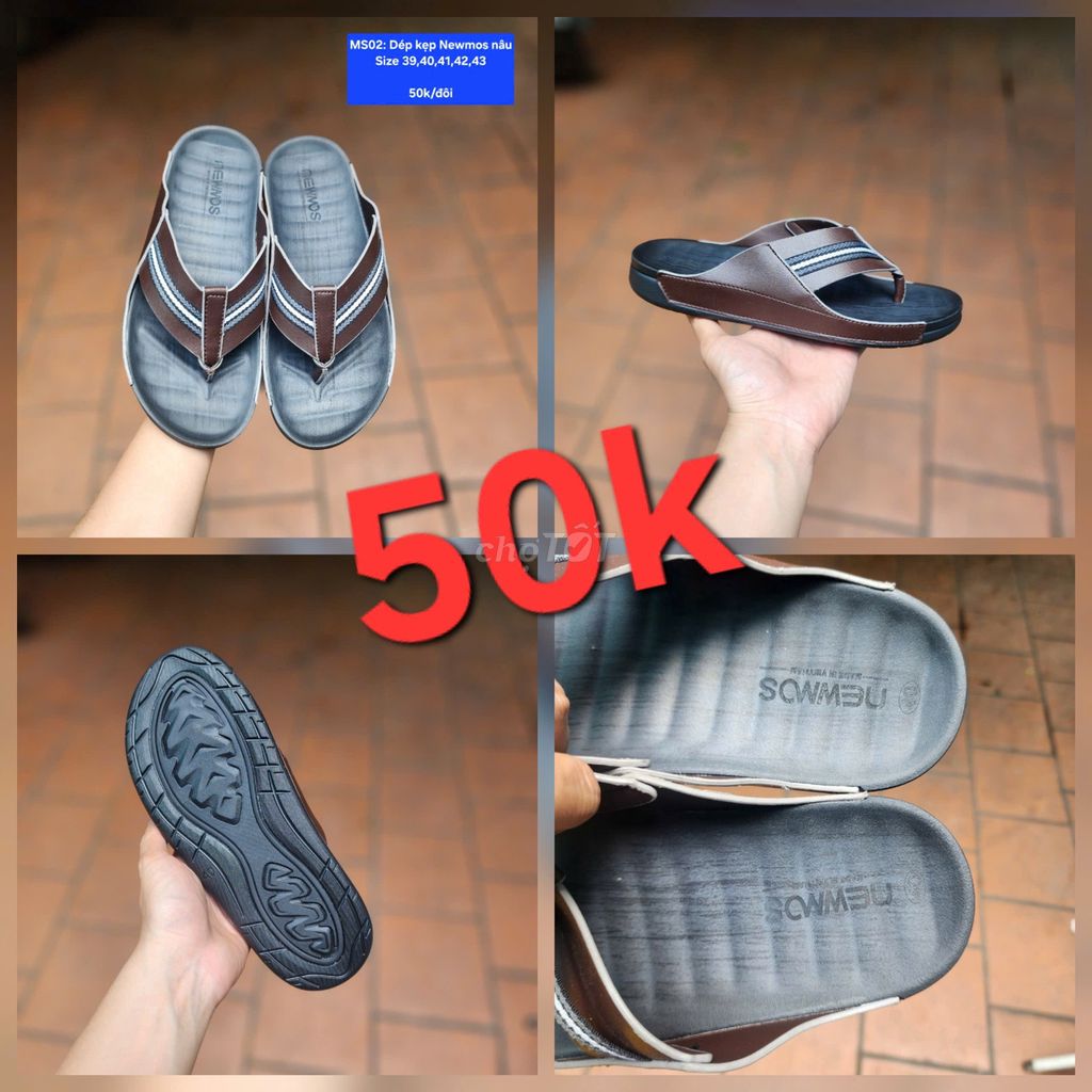 Dép kẹp Newmos Nam size 39-43. Mua bán Giày dép tại Thành phố Hải Dương Hải Dương được đăng bởi Hai Duong hình 1