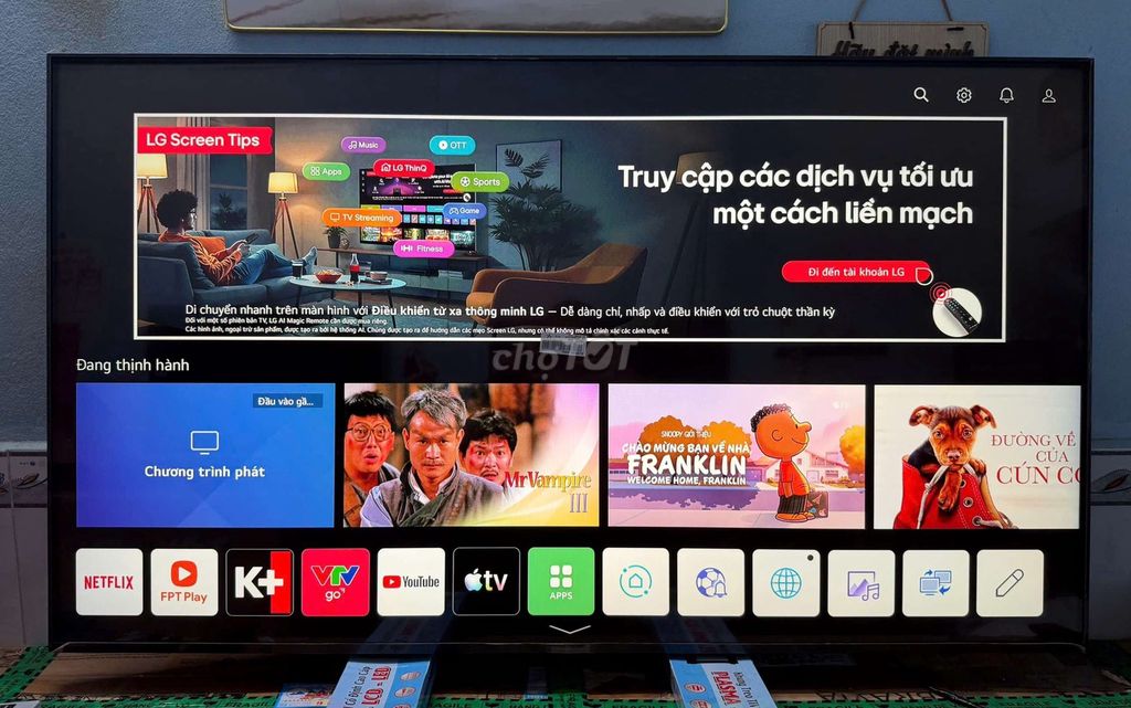 Tivi LG 55 inch đời 2022 remote chuột bay . Mua bán Tivi, Âm thanh tại Quận 7 Tp Hồ Chí Minh được đăng bởi Hoàng Long Tivi  hình 1