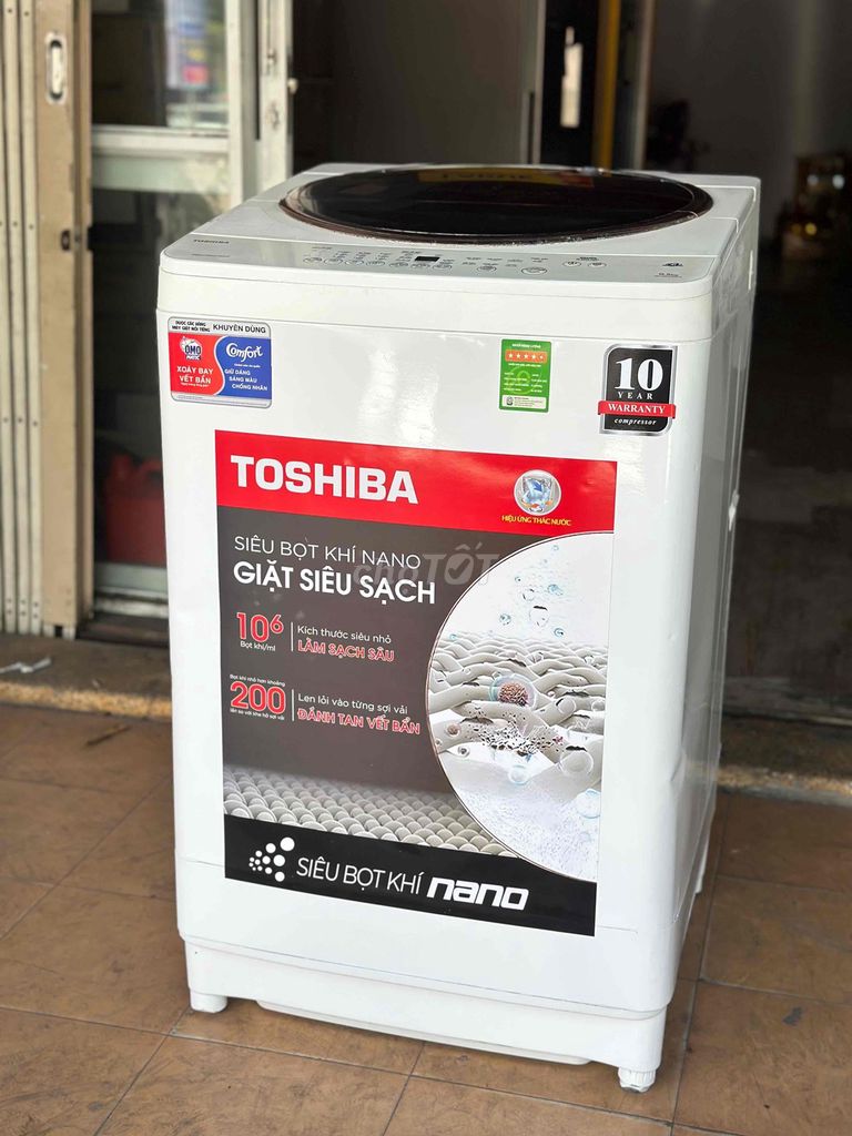Máy giặt Toshiba 10kg Trắng. Mua bán Máy giặt tại Quận Sơn Trà Đà Nẵng được đăng bởi Dương Ngọc Mạnh hình 1