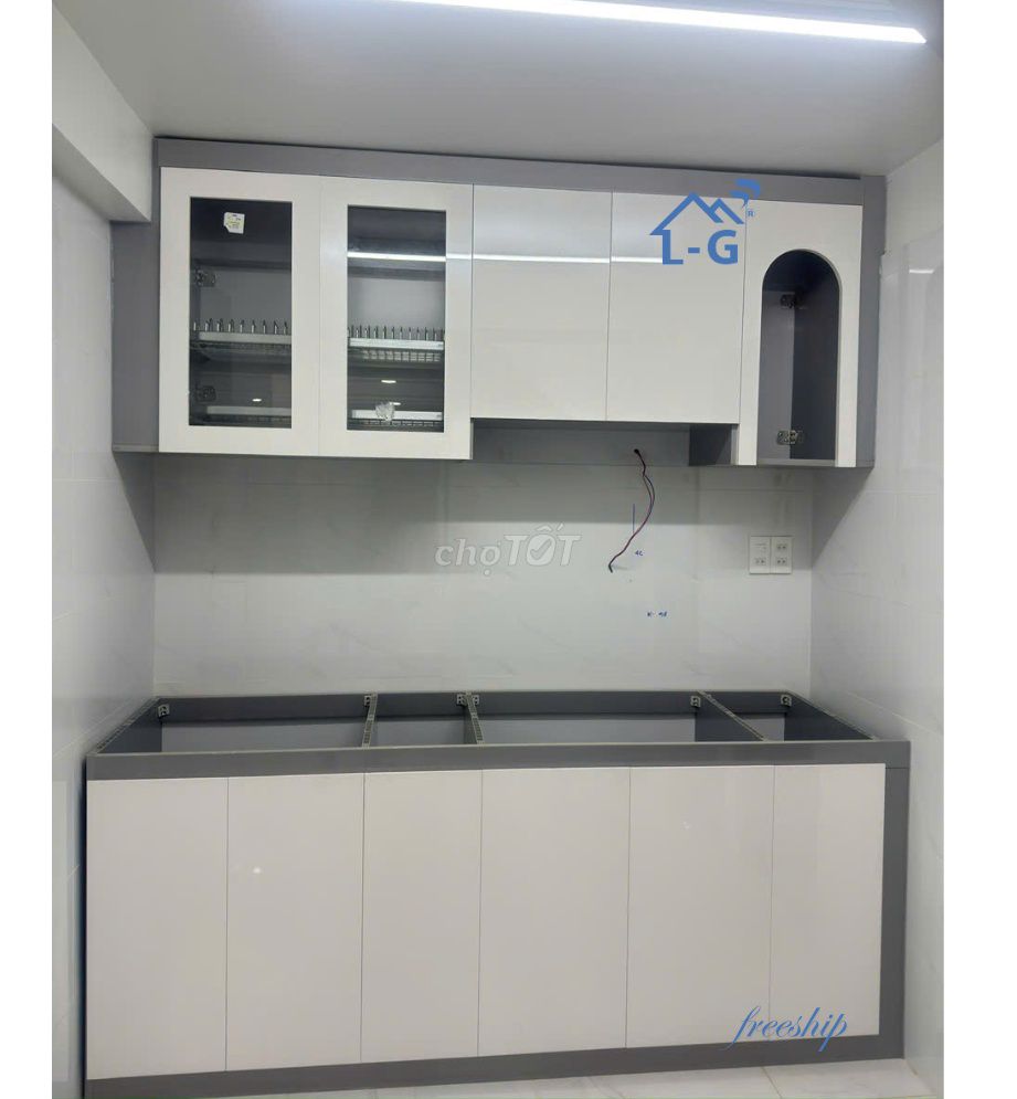 Tủ bếp Nhựa Ecoplast++🏡 TỦ BẾP NHỰA🏡 TỦ BẾP NHỰA=|. Mua bán Tủ, kệ gia đình tại Quận 7 Tp Hồ Chí Minh được đăng bởi GIƯỜNG SẮT SƠN LÂM hình 1
