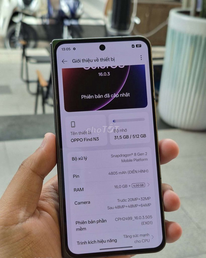 Oppo Find N3 512GB QT. Mua bán Điện thoại tại Thành phố Tân An Long An được đăng bởi Ronaldo hình 1
