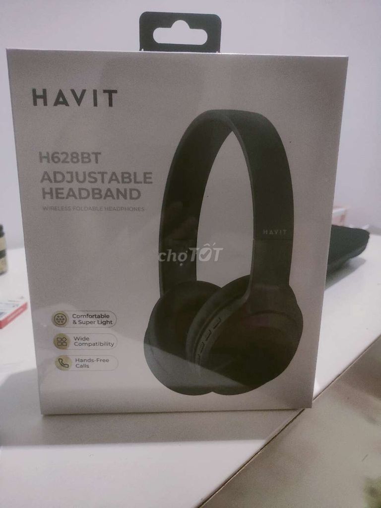 Tai nghe Bluetooth Havit H628BT Đen. Mua bán Tivi, Âm thanh tại Quận Thanh Xuân Hà Nội được đăng bởi Đỗ Cương hình 1