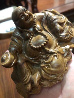 Tượng di lạc ngồi lá sen.. Mua bán Đồ sưu tầm, đồ cổ tại Huyện Gia Lâm Hà Nội được đăng bởi Cong