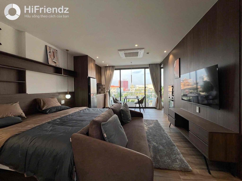 Studio Ban Công_Full Nội Thất Ngay Kingdom