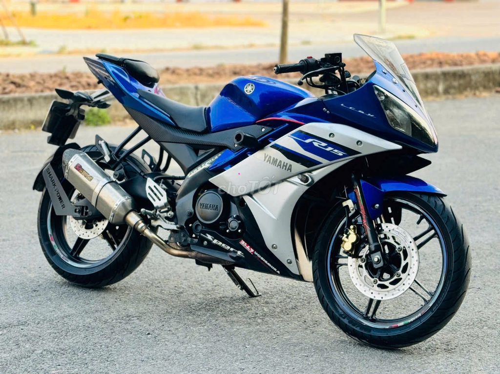 Yamaha R15 V2 Màu xanh Nhập Thái 2018 Máy Bao Zin. Mua bán Xe máy tại Quận Cầu Giấy Hà Nội được đăng bởi Trí Thành hình 6