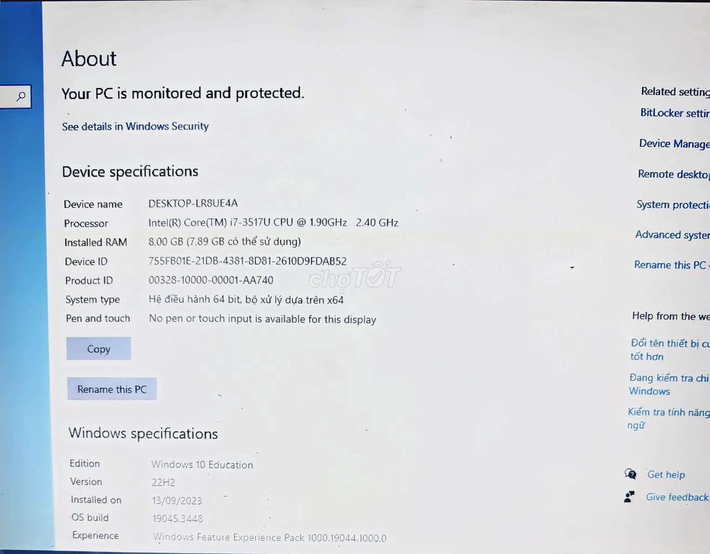 Laptop Dell Latitude E7240 i7-3517U 8GB. Mua bán Laptop tại Thành phố Long Khánh Đồng Nai được đăng bởi Thuận Mua Vừa Thì Bán hình 1