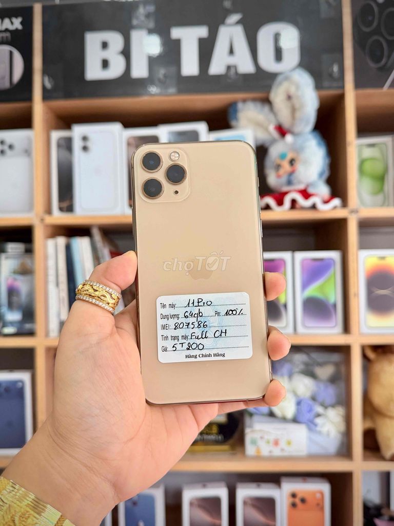 Apple iPhone 11 Pro 64GB Vàng. Mua bán Điện thoại tại Thành phố Long Xuyên An Giang được đăng bởi Bi Táo Store hình 1