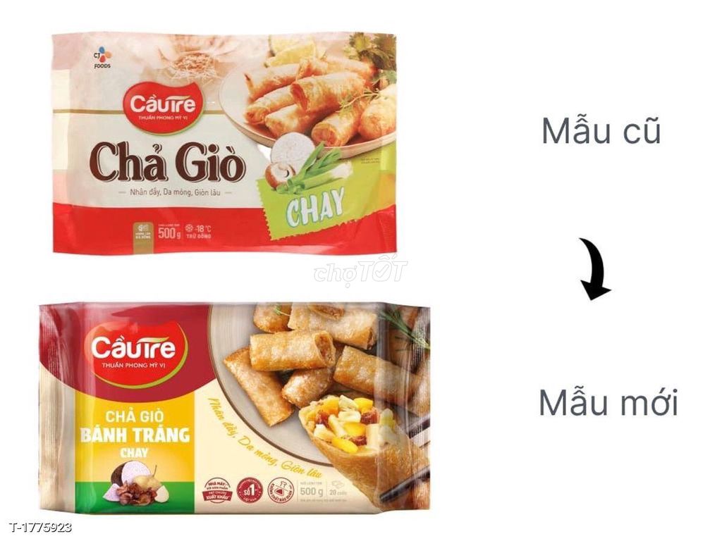 Chả giò chay Cầu Tre 500g SỈ. Mua bán Đồ ăn, thực phẩm và các loại khác tại Quận 11 Tp Hồ Chí Minh được đăng bởi Siêu thị Anh Tú 88 hình 1
