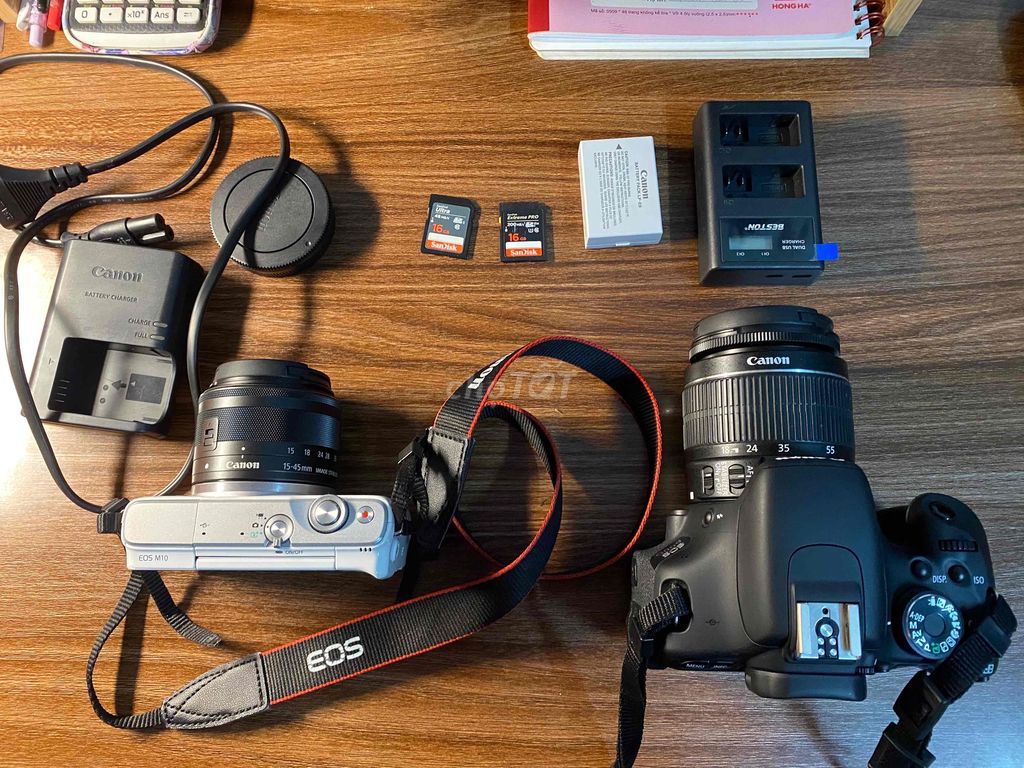 Máy ảnh Canon EOS M10 Trắng và Canon 600D. Mua bán Máy ảnh, Máy quay tại Quận Cầu Giấy Hà Nội được đăng bởi Phạm Văn Vũ hình 1