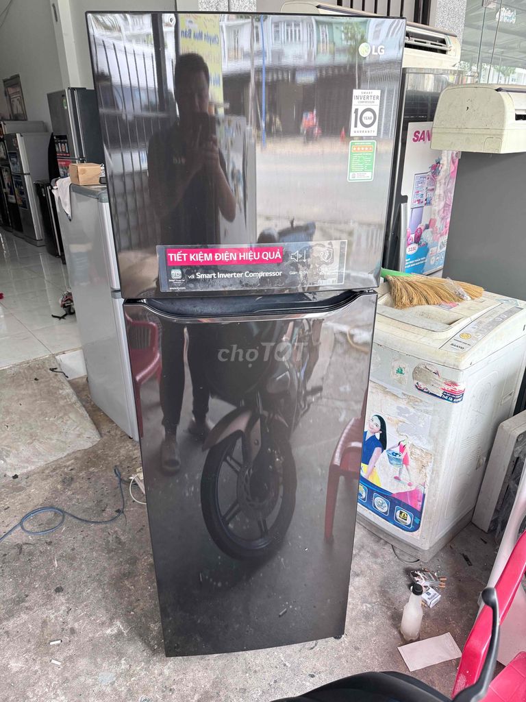 Tủ lạnh LG GN-M255BL 255L Đen. Mua bán Tủ lạnh tại Huyện Bàu Bàng Bình Dương được đăng bởi Điện Lạnh Bàu Bàng  hình 1