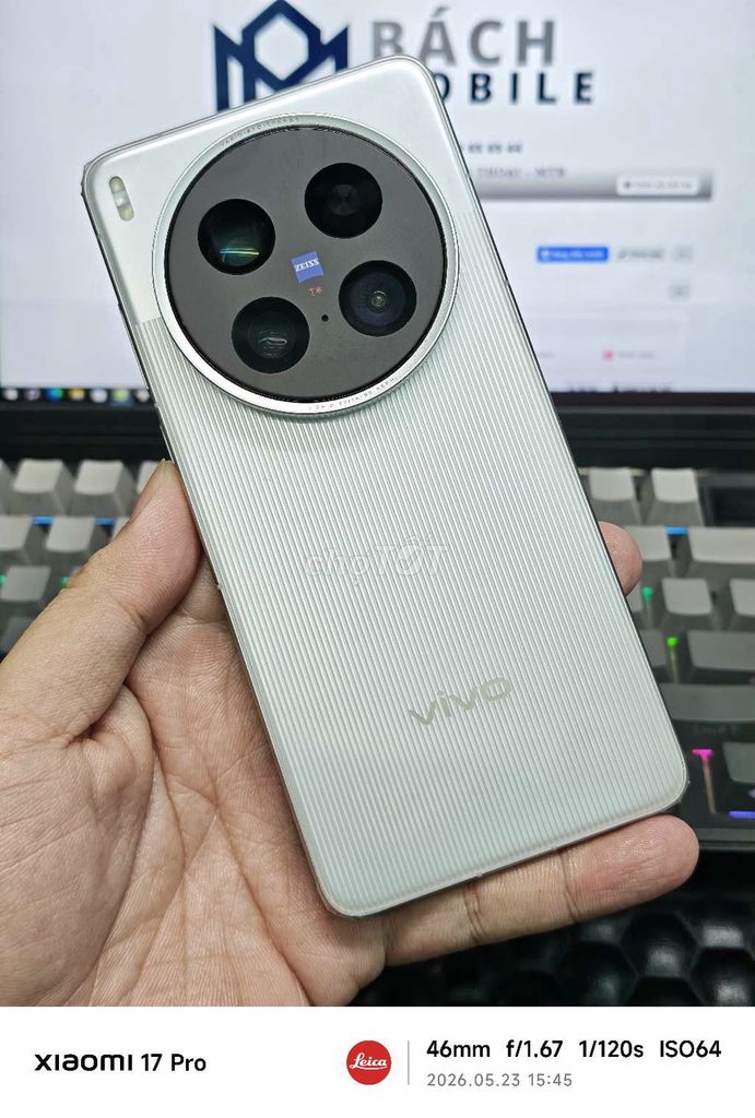 Vivo X200 Ultra 16/512GB Trắng Fullbox. Mua bán Điện thoại tại Quận Ninh Kiều Cần Thơ được đăng bởi Bách Mobile hình 1