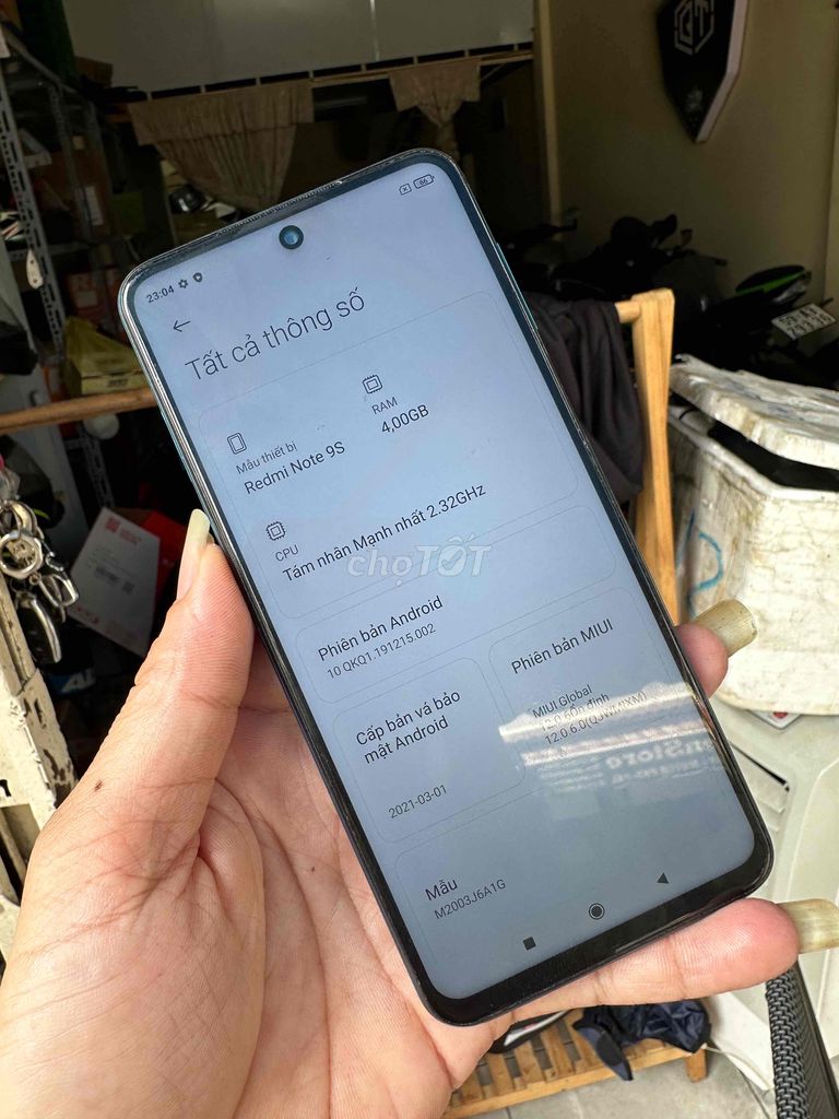 redmi note 9s 4/64gb full zin đẹp nhận gl trao đổi