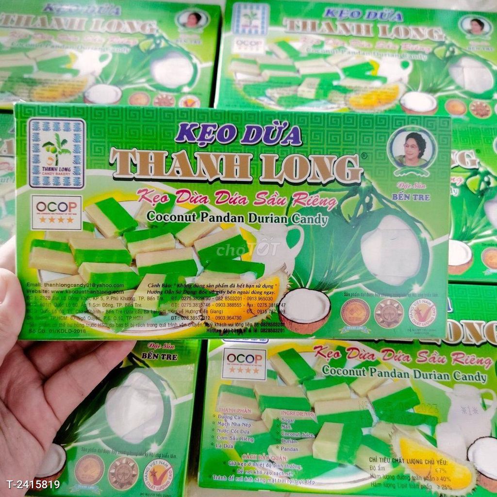 KẸO DỪA DỨA SẦU RIÊNG THANH LONG ĐẶC SẢN BẾN TRE. Mua bán Đồ ăn, thực phẩm và các loại khác tại Huyện Thạnh Phú Bến Tre được đăng bởi Siêu thị Anh Tú 88 hình 1