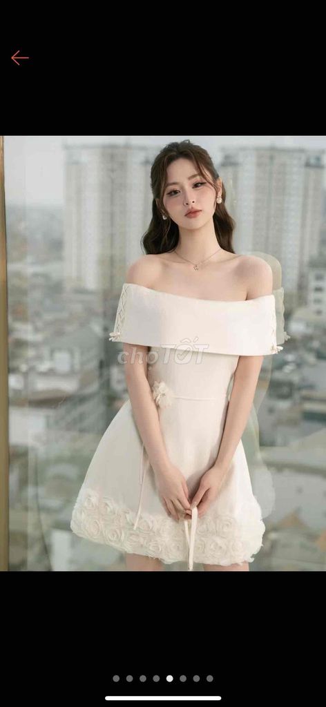 Váy Zamy Nữ L Trắng Đã sử dụng. Mua bán Quần áo tại Quận 8 Tp Hồ Chí Minh được đăng bởi Trâm Trần Thị Bích hình 1