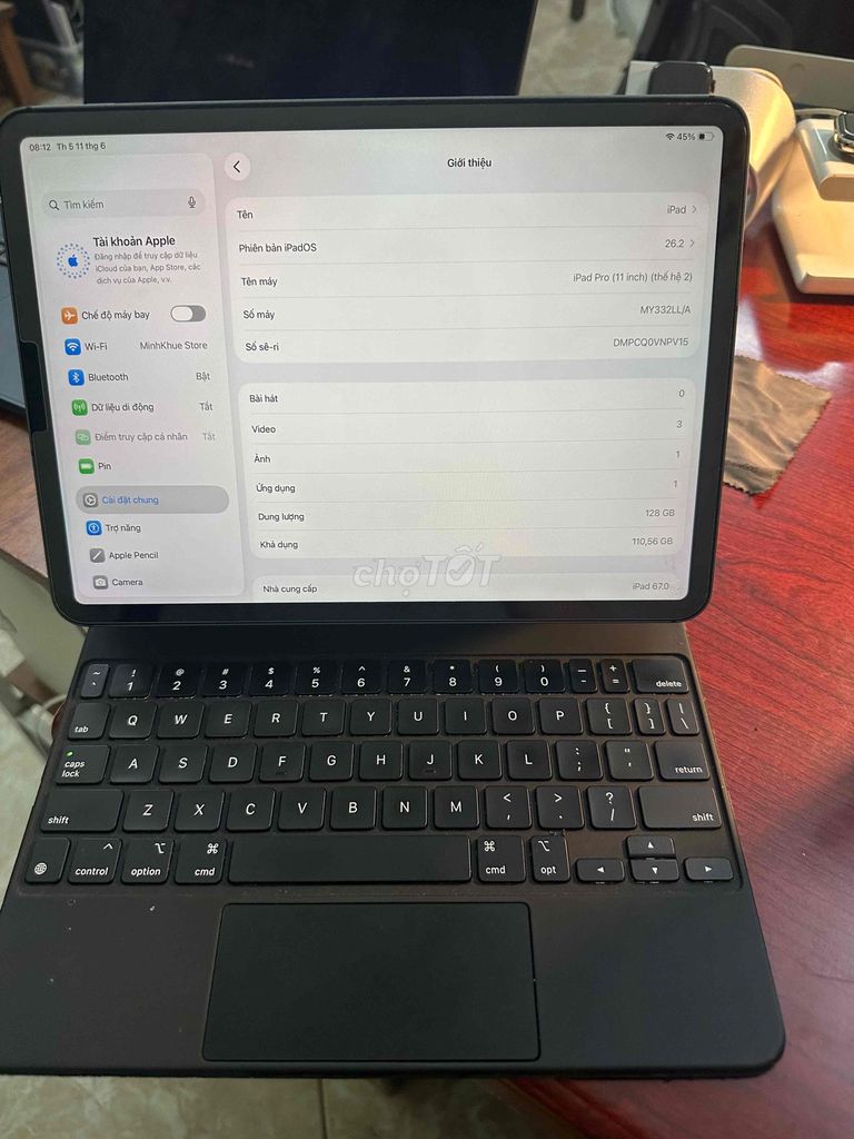 Apple iPad Pro 2020 128GB Xám. Mua bán Máy tính bảng tại Quận Cầu Giấy Hà Nội được đăng bởi Minh Khuê hình 1