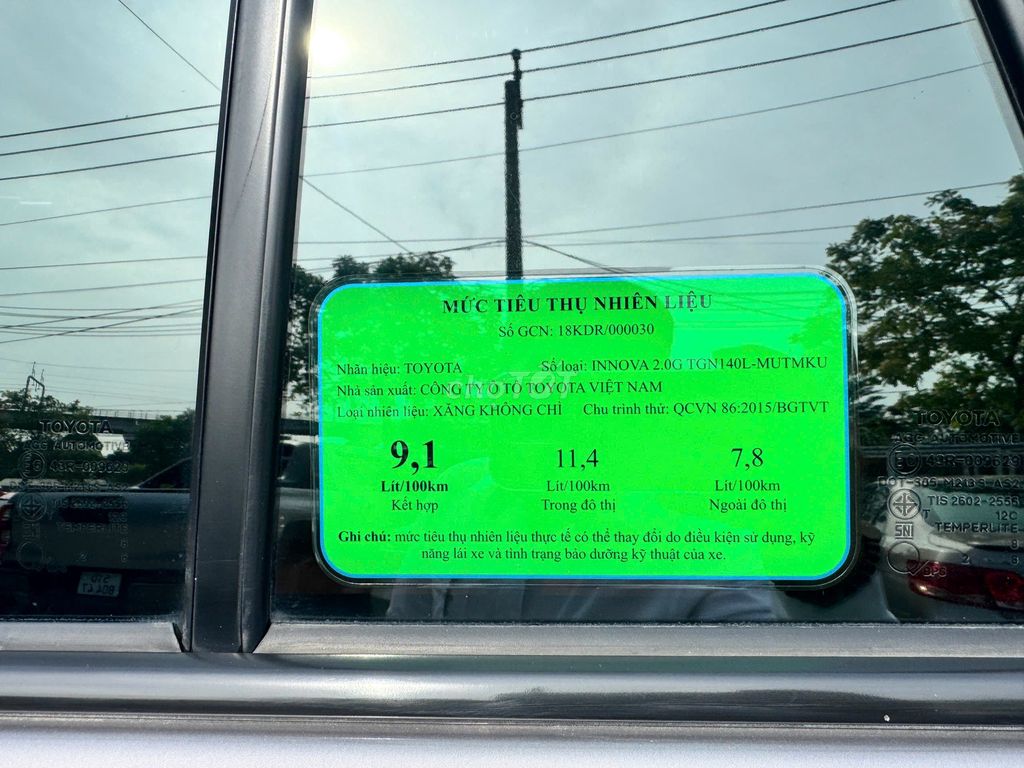 Innova 2.0G 2018- số tự động- 1 chủ - TT 245tr. Mua bán Ô tô tại Quận Gò Vấp Tp Hồ Chí Minh được đăng bởi TOYOTA SURE GÒ VẤP hình 12