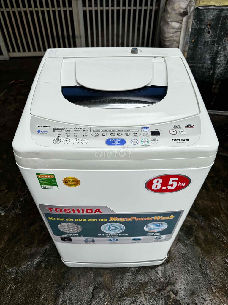 máy giặt toshiba 8.5kg giặt êm❤️