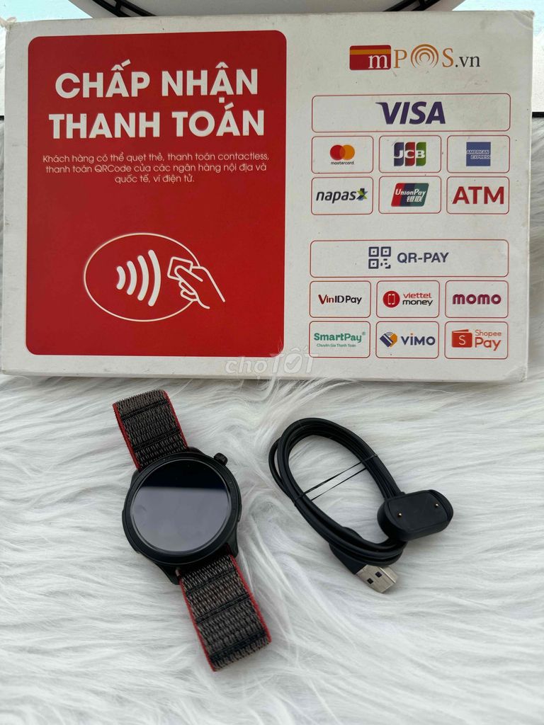 Amazfit GTR4 Black bản dây Nylon,ngoại hình tầm 99