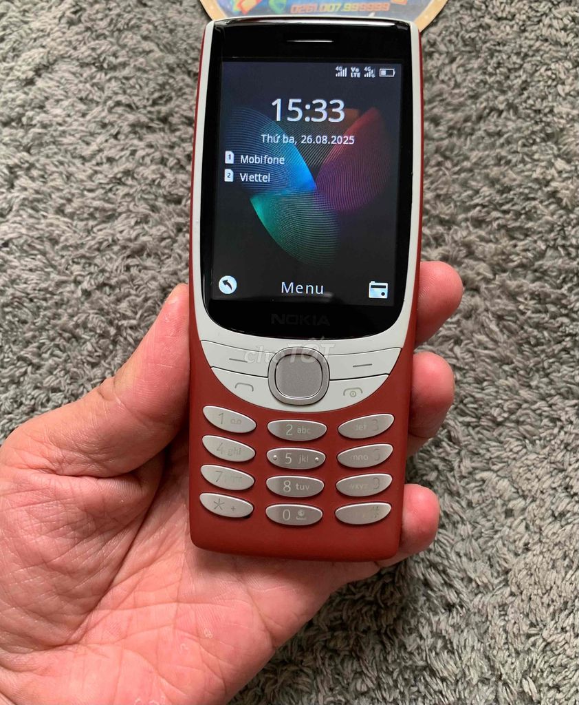 8210 Đỏ 4G 2s màn to,99% như mới,chính hãng FPT. Mua bán Điện thoại tại Quận Bình Thạnh Tp Hồ Chí Minh được đăng bởi Trùm Nokia Cổ SG hình 1