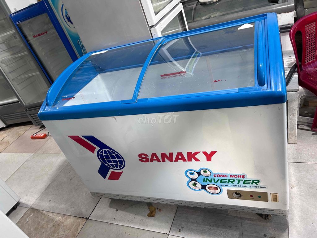 tủ đông sanaky 400 lít giàn đồng