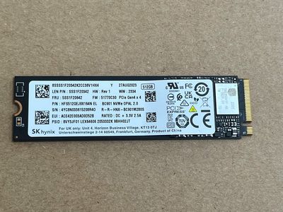 SSD M2- Nvme ( PCIe 4.0 x4 ) 512GB SK Hynix BC901. Mua bán Linh kiện (RAM, Card...) tại Thành phố Thủ Đức Tp Hồ Chí Minh được đăng bởi laptop115