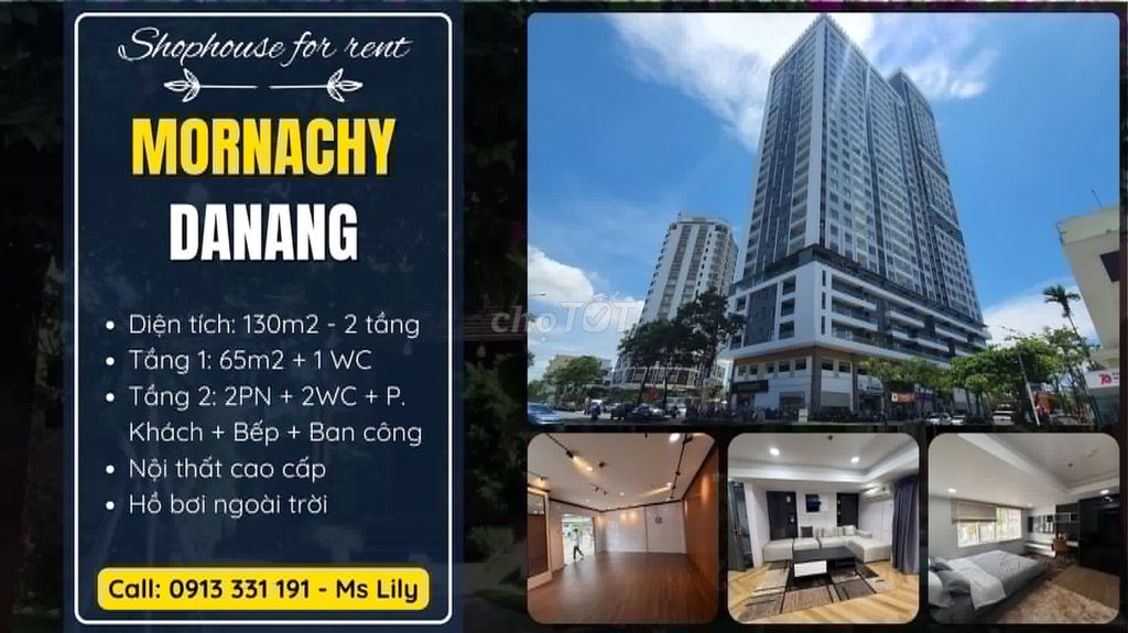 cần bán Shophouse Monarchy 129m2 đường Trần Hưng Đạo, Đà Nẵng