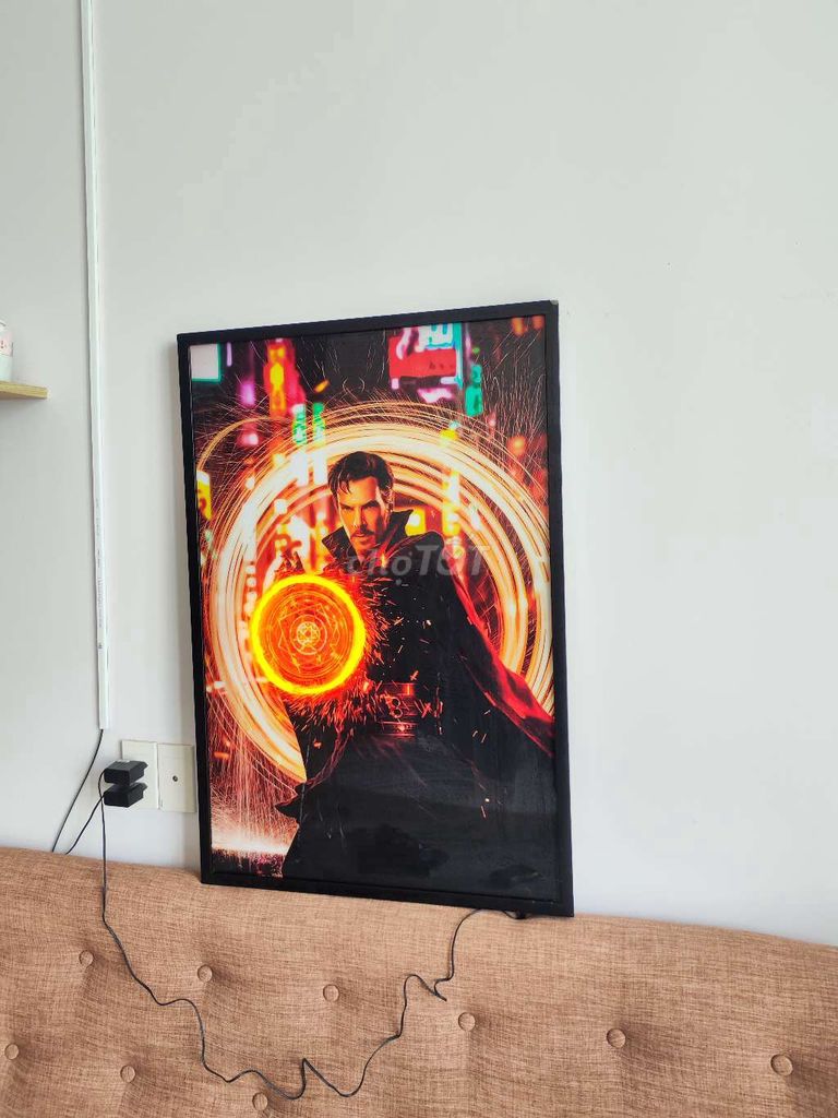 Tranh treo tường Dr. Strange có đèn LED. Mua bán Đồ sưu tầm, đồ cổ tại Thành phố Vũng Tàu Bà Rịa - Vũng Tàu được đăng bởi Ngọc Dũng hình 1