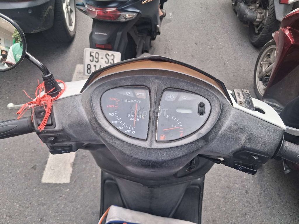 Скутер Suzuki Sapphire с красивым номером четыре шестерки, возможен обмен