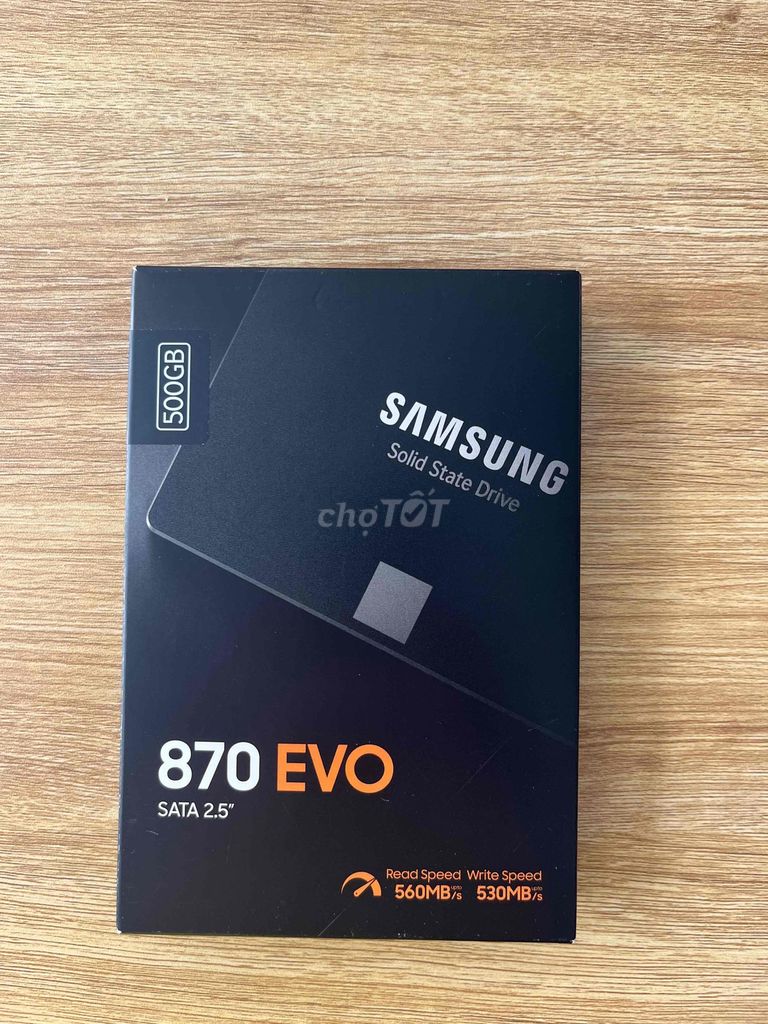Ổ cứng SSD Samsung 870 EVO 500GB. Mua bán Linh kiện (RAM, Card...) tại Thành phố Phú Quốc Kiên Giang được đăng bởi PKL hình 1