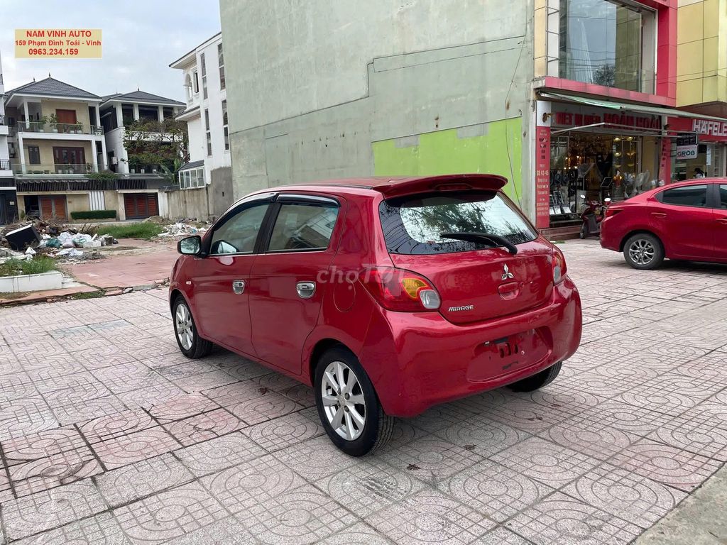 Mitsubishi Mirage 2014 1.2 CVT - siêu đẹp. Mua bán Ô tô tại Thành phố Vinh Nghệ An được đăng bởi Nam Vinh hình 9