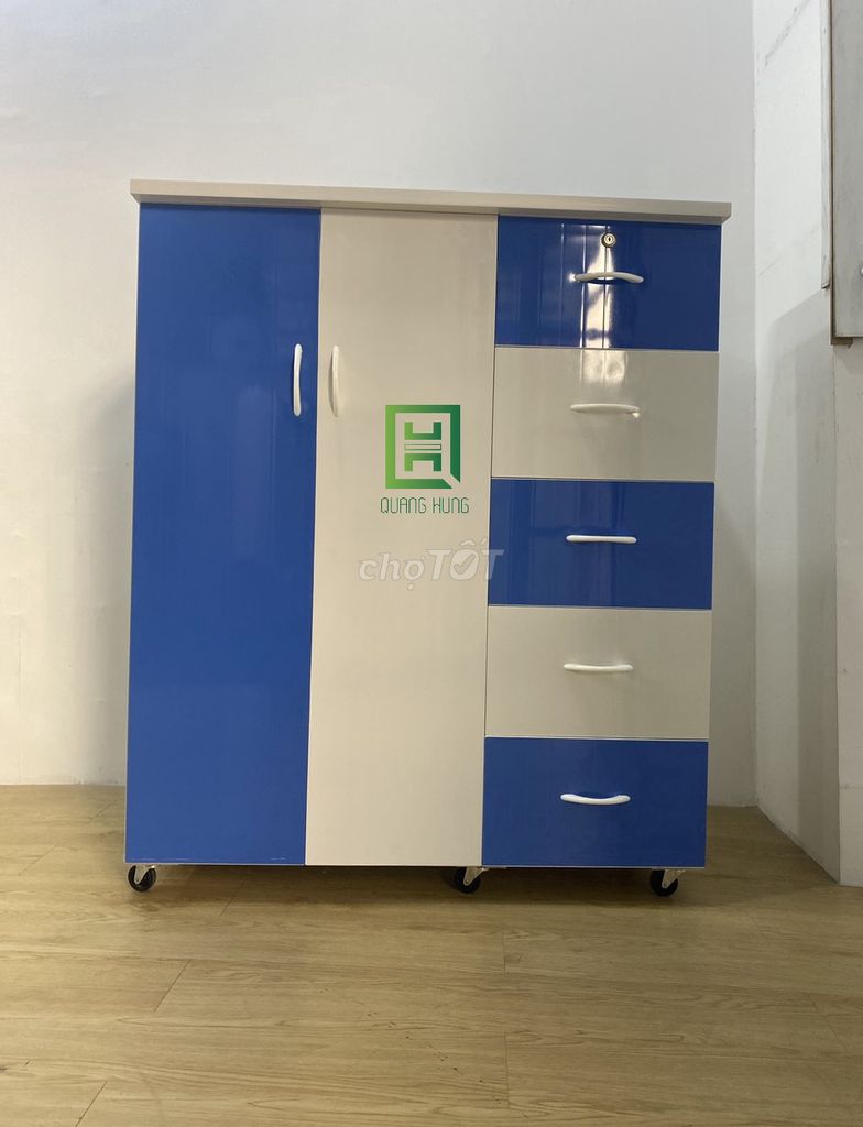 Tủ quần áo Nhựa Đài Loan 2 cánh 5 HỘC GIÁ XƯỞNG. Mua bán Tủ, kệ gia đình tại Quận Tân Phú Tp Hồ Chí Minh được đăng bởi Nội Thất Quang Hùng TD hình 1