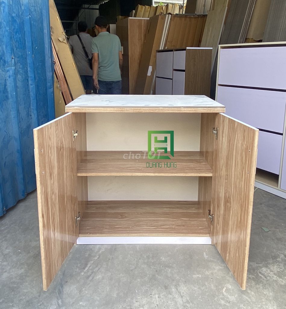 Tủ bếp Nhựa Đài Loan Vân gỗ 81cm 45cm. Mua bán Tủ, kệ gia đình tại Quận 11 Tp Hồ Chí Minh được đăng bởi Nội Thất Quang Hùng TD hình 1
