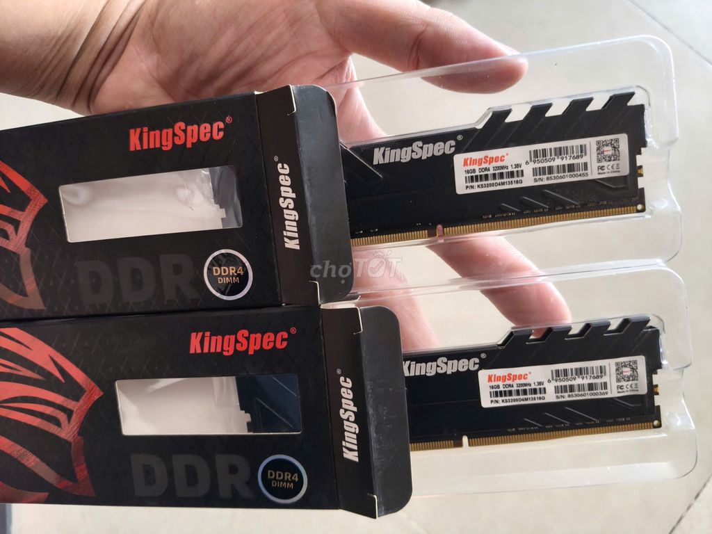 RAM KingSpec DDR4 32GB 3200MHz. Mua bán Linh kiện (RAM, Card...) tại Thị xã Phú Mỹ Bà Rịa - Vũng Tàu được đăng bởi Đăng Thành hình 1