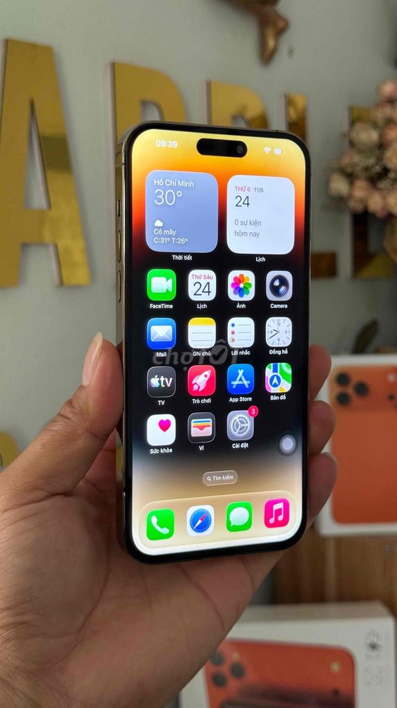 Apple iPhone 14 Pro Max 256GB Vàng Gold. Mua bán Điện thoại tại Quận Ninh Kiều Cần Thơ được đăng bởi Minh  hình 1