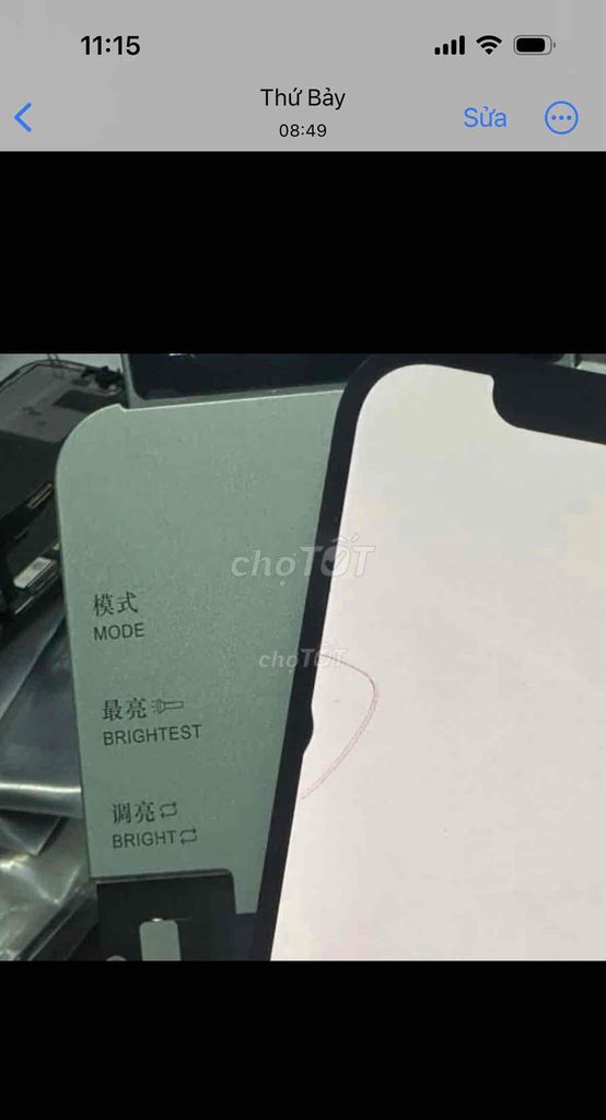 Màn zin iphone 12 iphone 12 pro mép nhẹ xíu mực