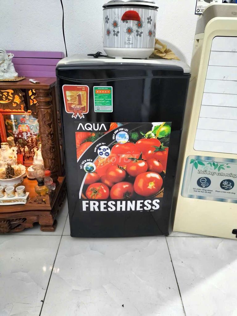 Tủ lạnh Sanyo Aqua mini còn xài tốt 90lít . Mua bán Tủ lạnh tại Quận 12 Tp Hồ Chí Minh được đăng bởi Phương Anh  hình 1