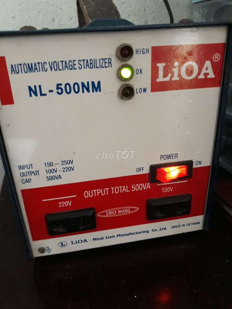 Ổn áp Lioa NL-500NM 0.5kW Dây đồng. Mua bán Nội thất, đồ gia dụng khác tại Thành phố Huế Thừa Thiên Huế được đăng bởi Lê Thanh Bình hình 1