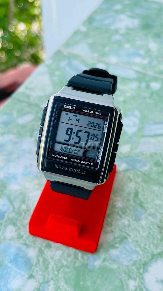 Đồng hồ Casio Wave Ceptor Unisex. Mua bán Đồng hồ tại Quận Bình Thuỷ Cần Thơ được đăng bởi Quốc Khải Cần Thơ hình 1