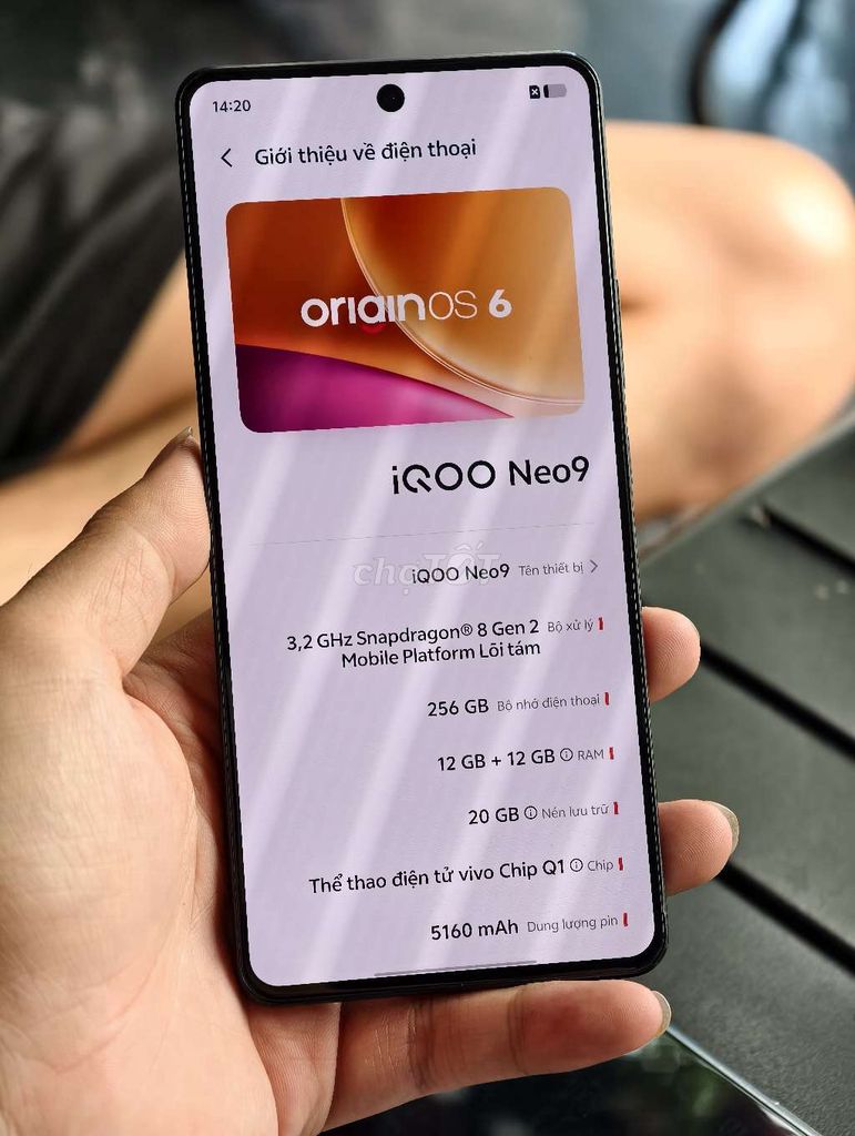 iQOO Neo 9 12GB/256GB Đen. Mua bán Điện thoại tại Quận Thanh Xuân Hà Nội được đăng bởi KING STORE hình 1