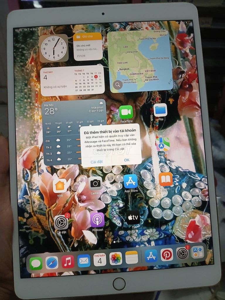 Apple iPad Pro 10.5 64GB Vàng Đã qua sử dụng. Mua bán Máy tính bảng tại Quận Ninh Kiều Cần Thơ được đăng bởi Hội Đồ Điện Tử hình 1