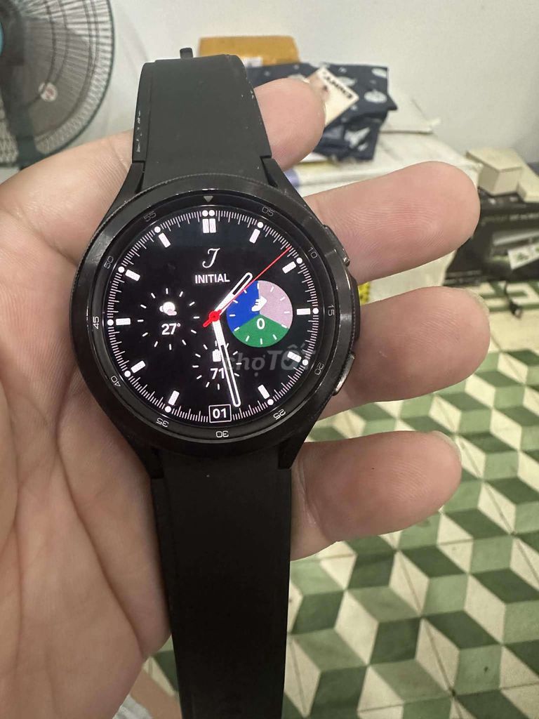 Samsung Galaxy Watch 4 Classic Đen 46mm. Mua bán Thiết bị đeo thông minh tại Thành phố Tân An Long An được đăng bởi Truong Thi Truc Linh hình 1