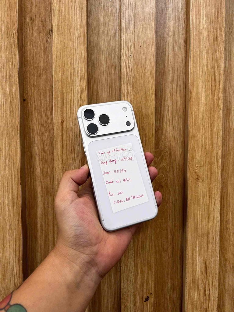 Apple iPhone 17 Pro Max 256GB Trắng. Mua bán Điện thoại tại Quận Đống Đa Hà Nội được đăng bởi HaNoiMobile HT  hình 1