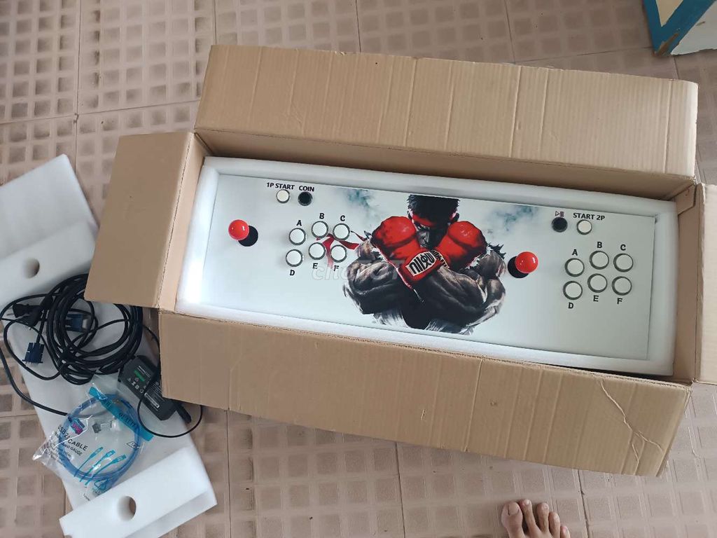 Máy chơi game thùng màu Trắng. Mua bán Thiết bị chơi game tại Quận 5 Tp Hồ Chí Minh được đăng bởi Tien Anh hình 1
