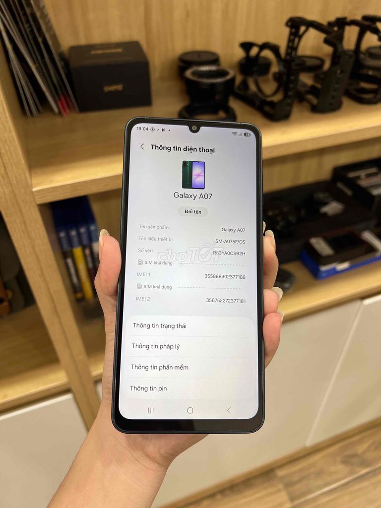 Samsung Galaxy A07 8GB 256GB Xanh. Mua bán Điện thoại tại Quận Gò Vấp Tp Hồ Chí Minh được đăng bởi Quang Minh Mobile  hình 1