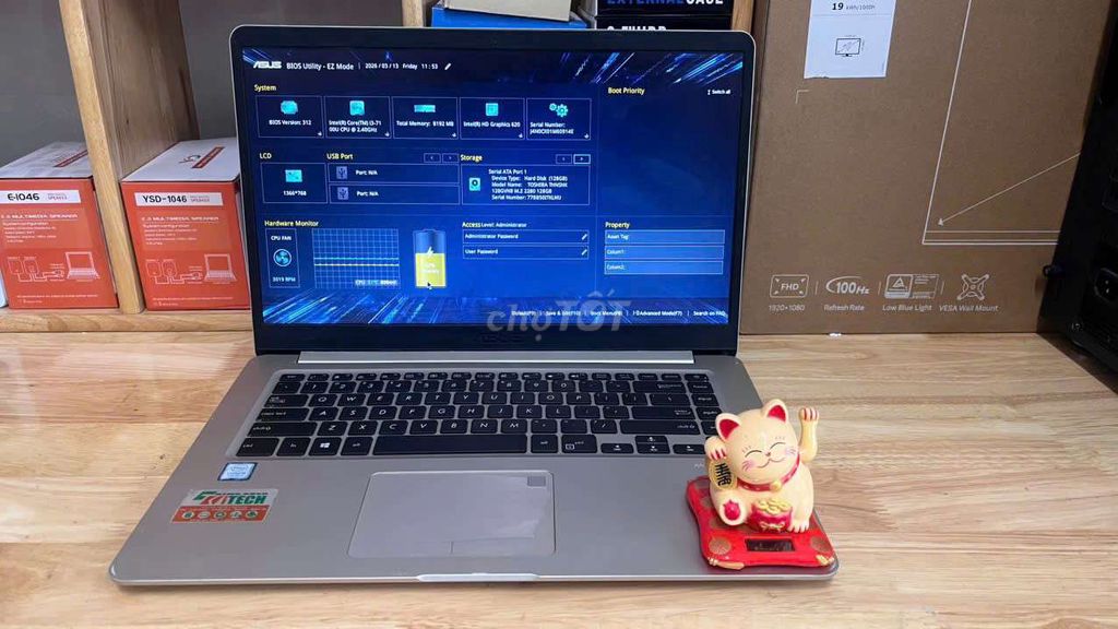 ASUS S510U i3-7100U 8GB/128GB. Mua bán Laptop tại Huyện Phụng Hiệp Hậu Giang được đăng bởi a lươn hình 1