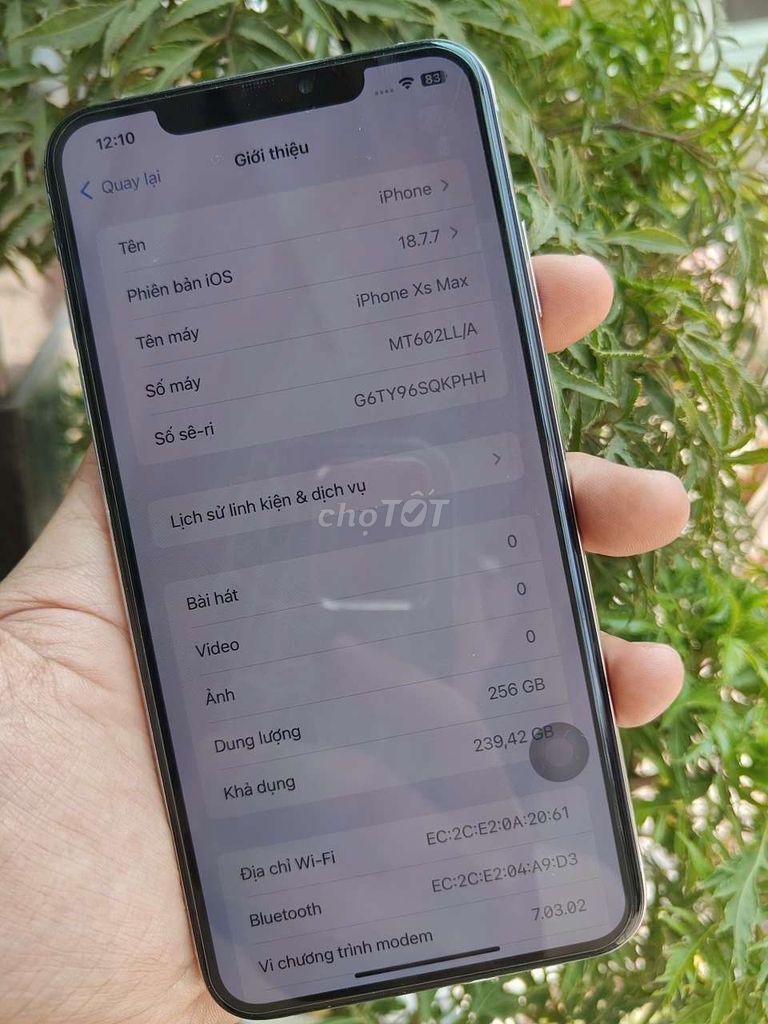 Apple iPhone Xs Max 256GB. Mua bán Điện thoại tại Thành phố Thủ Đức Tp Hồ Chí Minh được đăng bởi Hậu hình 1